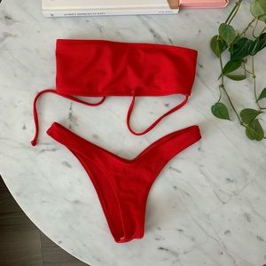 NWOT red bikini